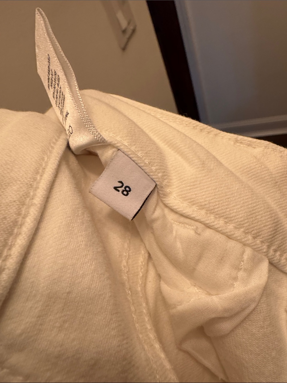 Velvet Cream Wide-Leg Drawstring Pants - Picture 5 of 5
